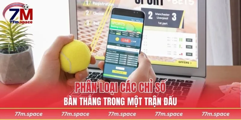 Phân loại các chỉ số bàn thắng trong một trận đấu